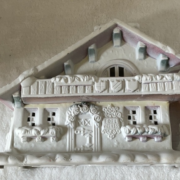 PartyLite White Holiday Cottage Luminary vintage - Picture 6 of 7
